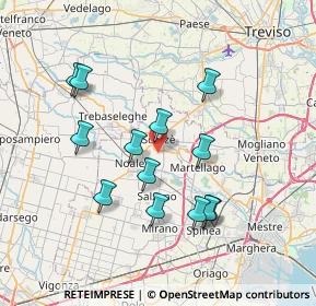 Mappa Via Alcide De Gasperi, 30037 Scorzè VE, Italia (6.78846)