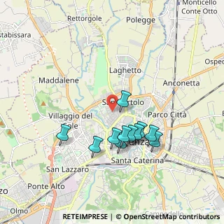 Mappa Via Niccolò Tommaseo, 36100 Vicenza VI, Italia (1.61636)