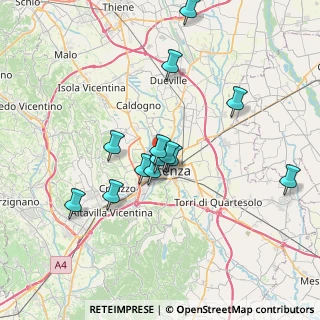 Mappa Via Niccolò Tommaseo, 36100 Vicenza VI, Italia (6.37)