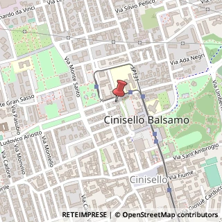 Mappa Via Monte Ortigara, 17, 20092 Cinisello Balsamo, Milano (Lombardia)