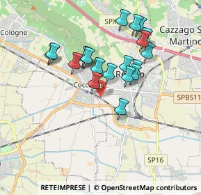 Mappa Via Pordoi, 25038 Rovato BS, Italia (1.608)