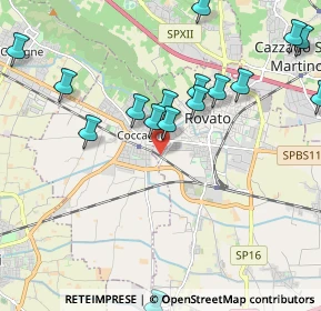 Mappa Via Pordoi, 25038 Rovato BS, Italia (2.681)