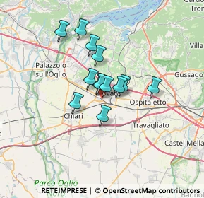 Mappa Via Pordoi, 25038 Rovato BS, Italia (4.44846)