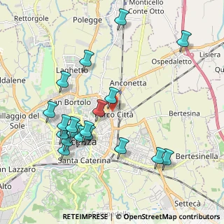 Mappa Via Cesare Marocco, 36100 Vicenza VI, Italia (2.11895)