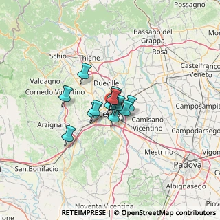 Mappa Via Cesare Marocco, 36100 Vicenza VI, Italia (6.24923)