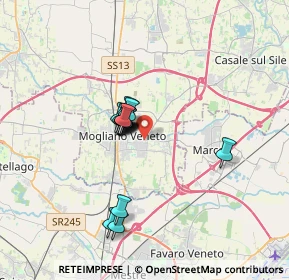 Mappa Via Casoni, 31021 Mogliano Veneto TV, Italia (2.44857)