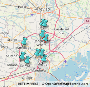 Mappa Via Casoni, 31021 Mogliano Veneto TV, Italia (6.39182)