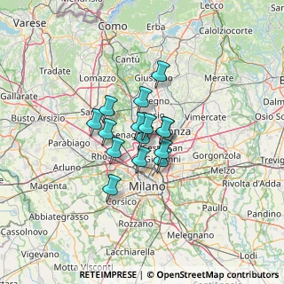 Mappa Via Aurelio Saffi, 20037 Paderno Dugnano MI, Italia (7.664)