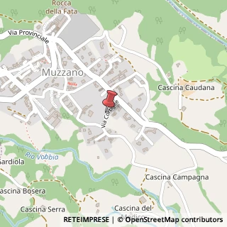 Mappa Via cortiglie 6, 13895 Muzzano, Biella (Piemonte)
