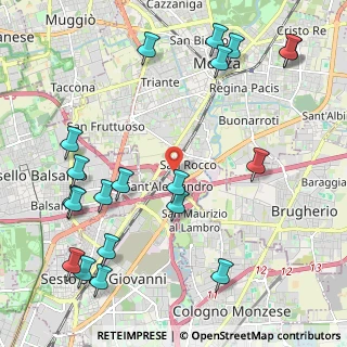 Mappa Via Alberico Gentili, 20900 Monza MB, Italia (2.7175)
