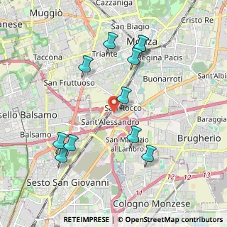 Mappa Via Alberico Gentili, 20900 Monza MB, Italia (2.03727)