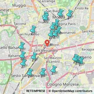 Mappa Via Alberico Gentili, 20900 Monza MB, Italia (2.343)