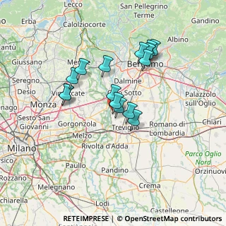 Mappa Via Giovanni Pascoli, 24045 Fara Gera d'Adda BG, Italia (11.692)