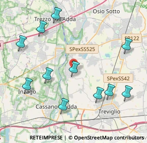 Mappa Via Giovanni Pascoli, 24045 Fara Gera d'Adda BG, Italia (4.68818)