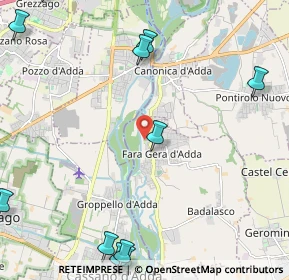 Mappa Via Don Lorenzo Milani, 24045 Fara Gera d'Adda BG, Italia (3.21909)