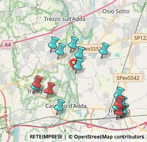 Mappa Via Don Lorenzo Milani, 24045 Fara Gera d'Adda BG, Italia (4.45824)