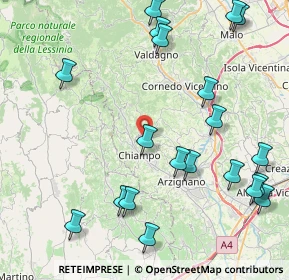 Mappa Piazza Guglielmo Marconi, 36070 Nogarole Vicentino VI, Italia (10.313)