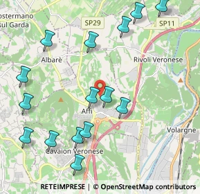 Mappa Via Broiare, 37010 Affi VR, Italia (2.414)