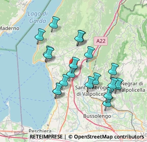 Mappa Via Broiare, 37010 Affi VR, Italia (6.59263)