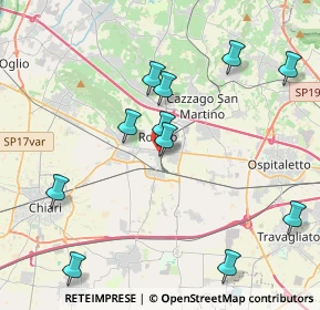 Mappa Via Cesare Battisti, 25038 Rovato BS, Italia (4.32091)