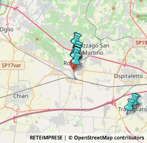 Mappa Via Scaroni, 25038 Rovato BS, Italia (2.76417)