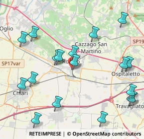 Mappa Via Cesare Battisti, 25038 Rovato BS, Italia (4.97278)