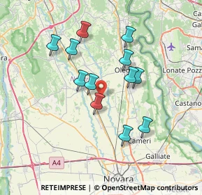 Mappa Via Cascinini, 28015 Momo NO, Italia (6.2675)