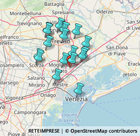 Mappa Via Guglielmo Oberdan, 30020 Marcon VE, Italia (10.93389)