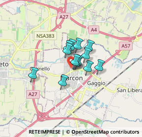 Mappa Via Guglielmo Oberdan, 30020 Marcon VE, Italia (0.87615)