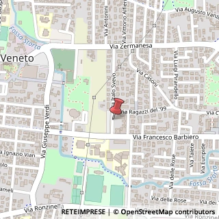Mappa Via Italo Svevo, 47/B, 31021 Mogliano Veneto, Treviso (Veneto)