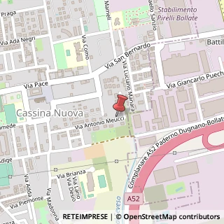 Mappa Via Antonio Meucci, 31, 20021 Bollate, Milano (Lombardia)