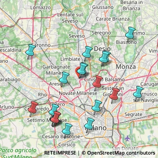 Mappa Via Antonio Meucci, 20021 Bollate MI, Italia (8.843)