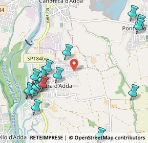Mappa Via Aldo Moro, 24045 Fara Gera D'Adda BG, Italia (1.3575)