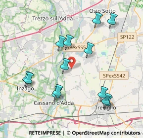 Mappa Via Aldo Moro, 24045 Fara Gera D'Adda BG, Italia (4.09538)