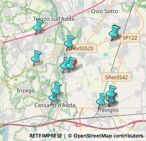 Mappa Via Aldo Moro, 24045 Fara Gera D'Adda BG, Italia (4.04154)