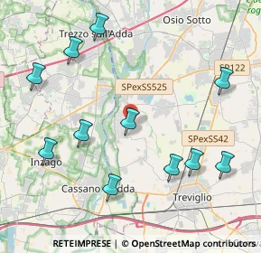 Mappa Via Aldo Moro, 24045 Fara Gera D'Adda BG, Italia (4.69636)