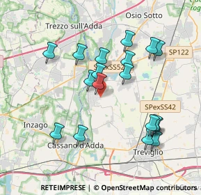 Mappa Via Aldo Moro, 24045 Fara Gera D'Adda BG, Italia (3.66444)