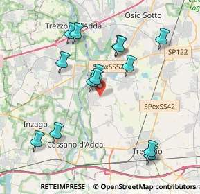 Mappa Via Aldo Moro, 24045 Fara Gera D'Adda BG, Italia (3.91714)