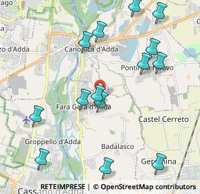 Mappa Via Aldo Moro, 24045 Fara Gera D'Adda BG, Italia (2.33571)