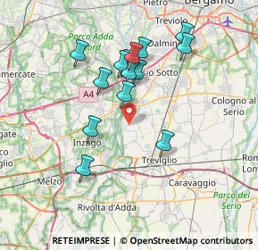 Mappa Via Aldo Moro, 24045 Fara Gera D'Adda BG, Italia (6.53286)