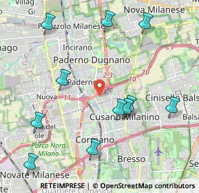 Mappa Via Fratelli Rosselli, 20037 Paderno Dugnano MI, Italia (2.39727)