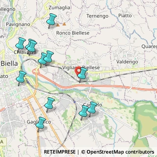 Mappa Via Europa, 13856 Vigliano Biellese BI, Italia (2.59)