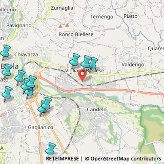 Mappa Via Europa, 13856 Vigliano Biellese BI, Italia (2.82)