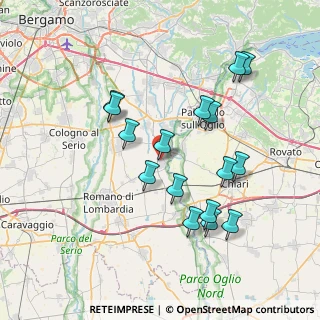 Mappa Via S. Francesco d'Assisi, 24050 Cividate Al Piano BG, Italia (7.22)