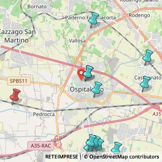 Mappa Via Silvio Pellico, 25035 Ospitaletto BS, Italia (2.90417)