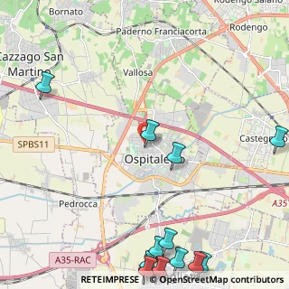 Mappa Via Silvio Pellico, 25035 Ospitaletto BS, Italia (3.41)