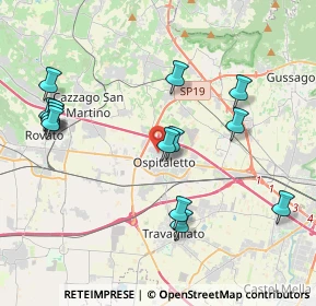 Mappa Via Silvio Pellico, 25035 Ospitaletto BS, Italia (4.345)