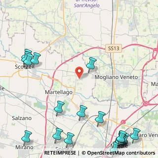Mappa Via Tiepolo, 30030 Scorzè VE, Italia (7.05368)