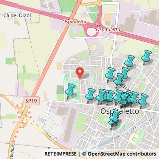Mappa Via G. Leopardi, 25035 Ospitaletto BS, Italia (0.624)