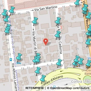 Mappa Via Raffaele Cadorna, 36100 Vicenza VI, Italia (0.09643)
